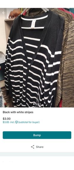 Black stripe sweater