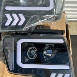 09-14 Ford F-150 LED Headlights Faros Lights Luces Calaveras Micas