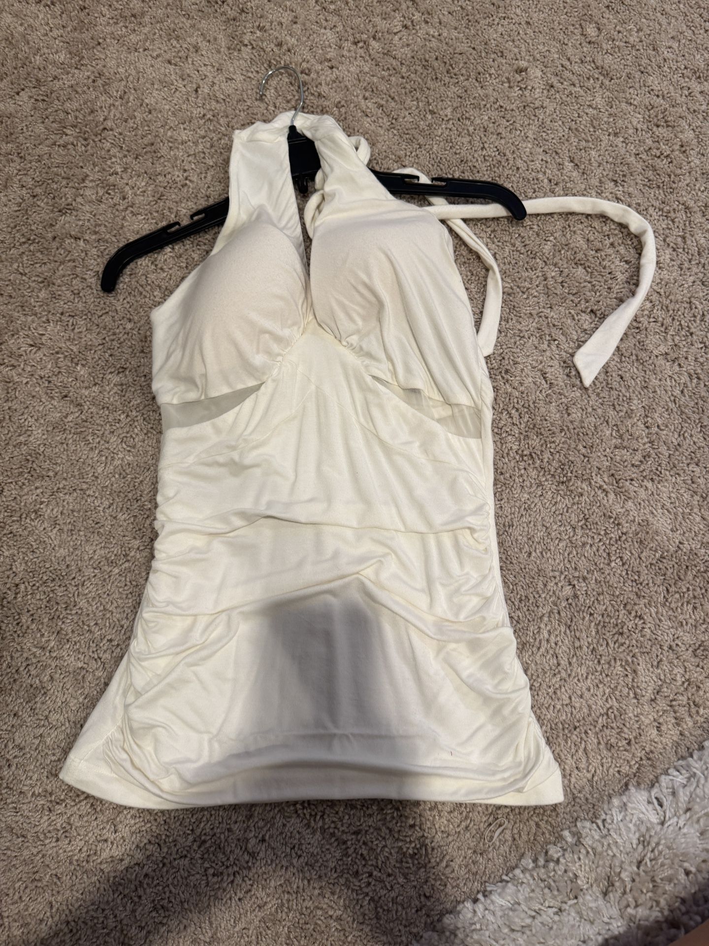 Brand New White Halter Top Sz xl