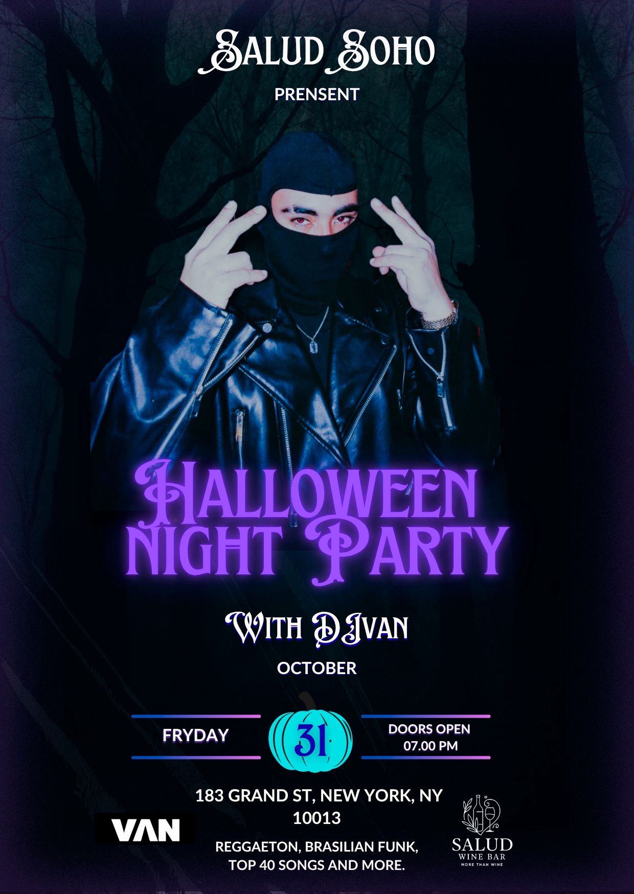 Free Latino Halloween Party In Soho! 