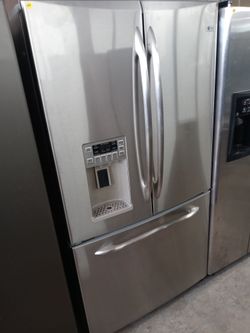 GE Profile stainless steel french door refrigerator - Free delivery