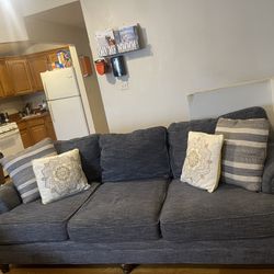 Sofa And Chair From Raymour And Flanigan 