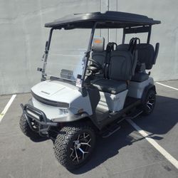 2025 Denago Rover XL 4-Passenger Lifted 48-Volt Lithium Golf Cart