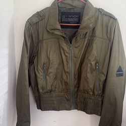 Lala Anthony bomber jacet Olive color