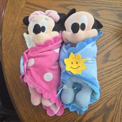 Baby Mickey And Minnie Mouse