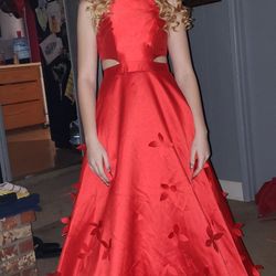 Red prom dress