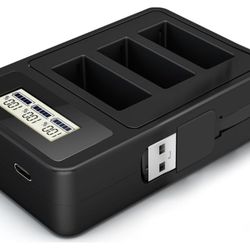 USB Fast Battery Charger for GoPro Hero 8/7/6/5 Black