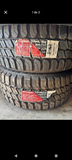 33 1250 18 New Tires Set 