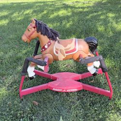 Radio Flyer Blaze Interactive Spring Horse Model 381 Kids Riding Toy Bounce Rocking