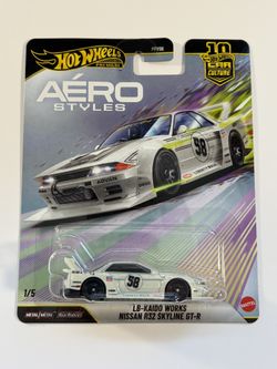 Hot Wheels Aero Styles - LB Works Kaido Nissan R32 Skyline GTR