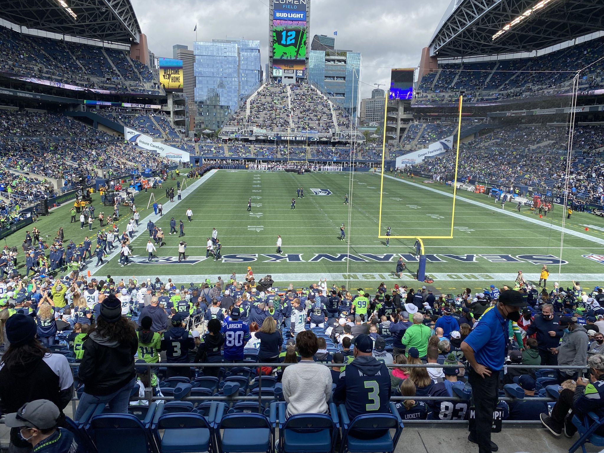 ONE Seahawks-Jaguars. Lower Bowl. Great Seat!