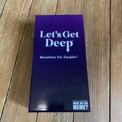 Let’s Get Deep (Card Game For Couples)