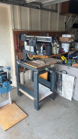 10” radial arm saw ready to work