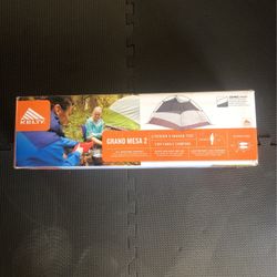 Kelty Grand Mesa 2 Person Tent 3 Season Camping Hiking Backpacking Trails