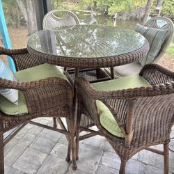 Patio Wicker Table And Chairs 