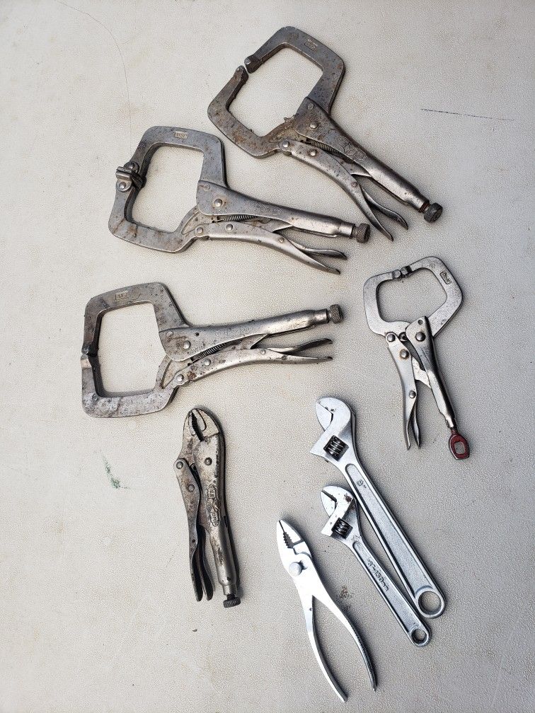 Irwin Vise-Grip Clamps, Vise-Grip Pliers, Crescent wrenches, Other