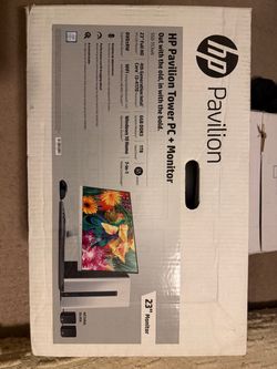 HP Pavilion Desktop PC + 23” Monitor Bundle – Brand New Factory Sealed