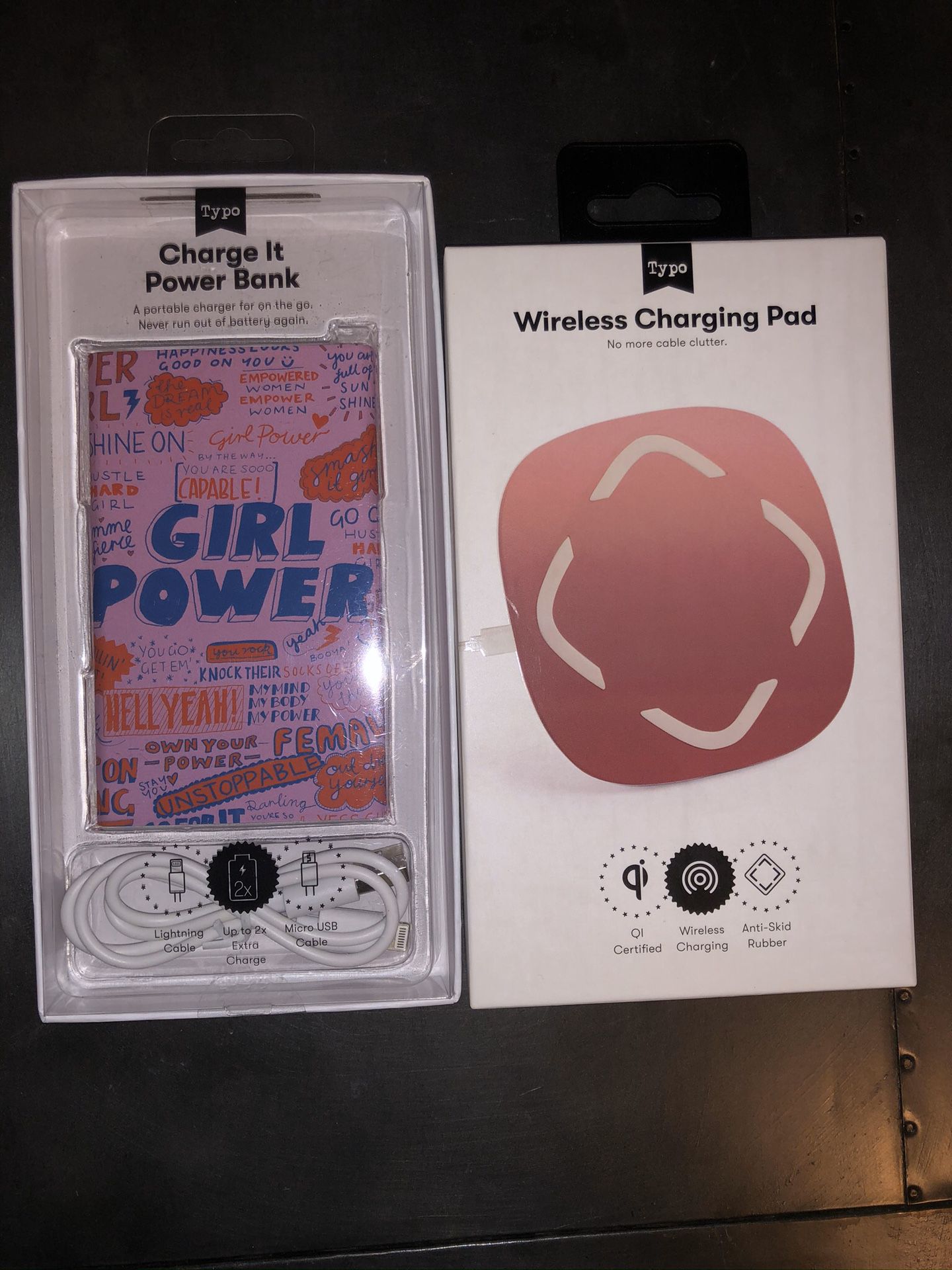 Portable charger and wireless charger for IPhone or android $50 (Brand New)