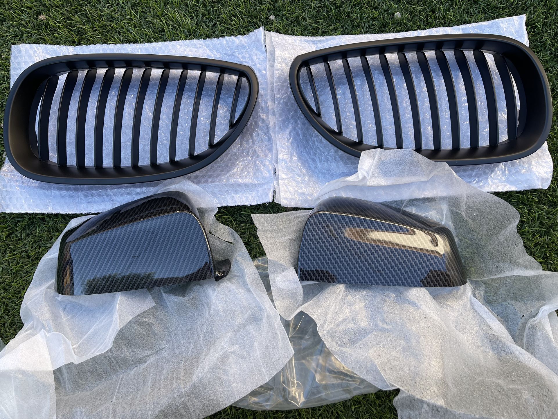 BMW Mirror Cover Caps For 2015-2020 BMW F80 M3 F82 M4 2016 2017 2018 2019 (Glossy Black)