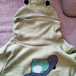 Frog Teen Girls Hoodie Size S Kids