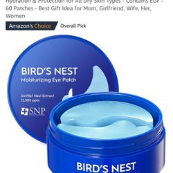 SNP - Bird's Nest Aqua Moisturizing Eye Patch