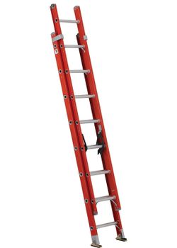 Louisville Ladder 16-foot Fiberglass Extension Ladder, 300-Pound Load Capacity, Type IA, FE3216
