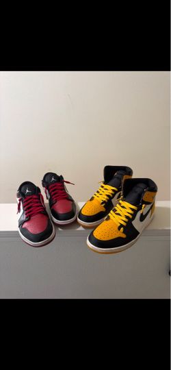 2 Pairs Jordan 1 - Size 11.5
