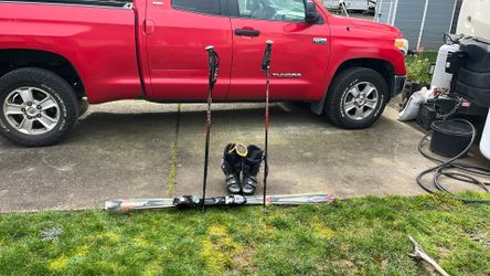 Snow, Skis And Boots