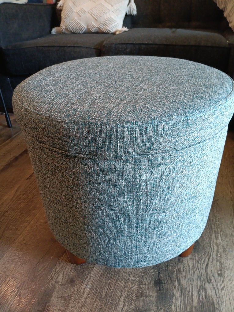 Blue Ottoman