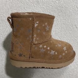 Brown Silver Star Ugg boots