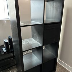 Black Cubicle Shelf