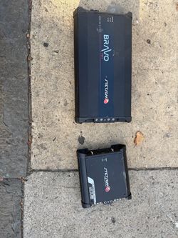 2 Amps for sale Stetsom BRAVO FULL 8K Digital Full-Range and Stetsom HL 1200.4 Digital Amplifier