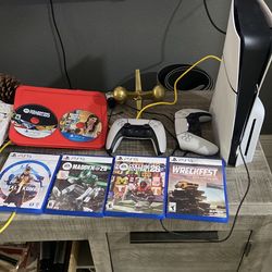 Ps5 slim disk 6 games 2 controller bundle