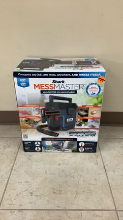 SHARK MESSMASTER WET AND DRY VACUUM.