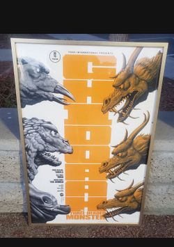 Ghidorah Monster poster