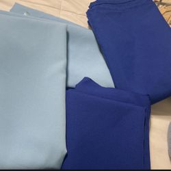 6 Manteles 4 Royal Blue Y 2 Azul Claro
