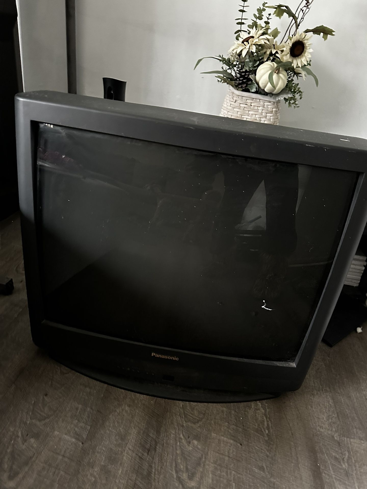 Black Vintage Panasonic TV