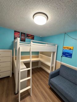 Pottery Barn full size platform bed