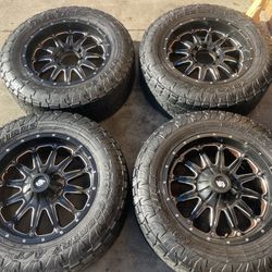 20in LRG Offroad Truck Wheels 8x6.5 35s CHEVY SILVERADO 2500 DODGE RAM 2500 GMC SIERRA