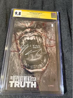 Department Of Truth 11 Dark Phoenix CGC 9.8 Ltd 500 , signed by Giang, Simmonds and Tynion IV