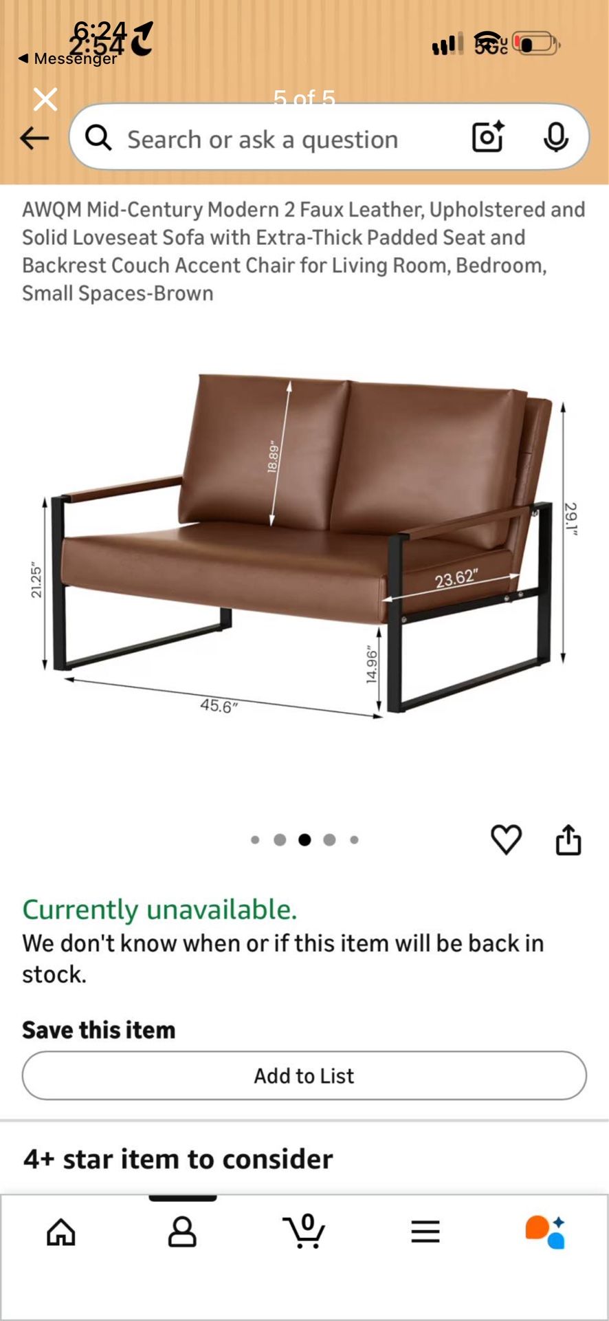 Lobby/Office Chair & Loveseat