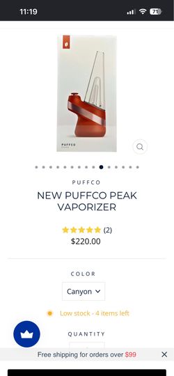 PuffcCo Peak - Sealed- Canyon Red
