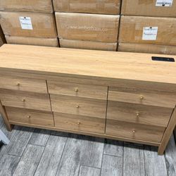 Brand new dresser oak color new in box