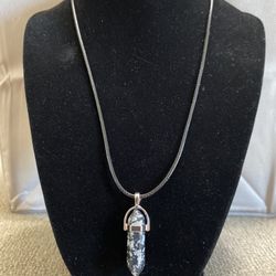 Healing Crystal Stone Pendant Necklace 