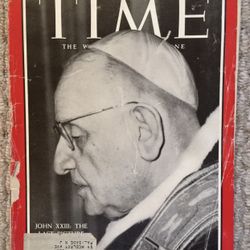 Vintage Time Magazine Pope John The XXIII June.7,1963 Great Stories And Ads