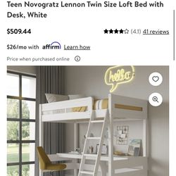 Loft Bed With Desk 