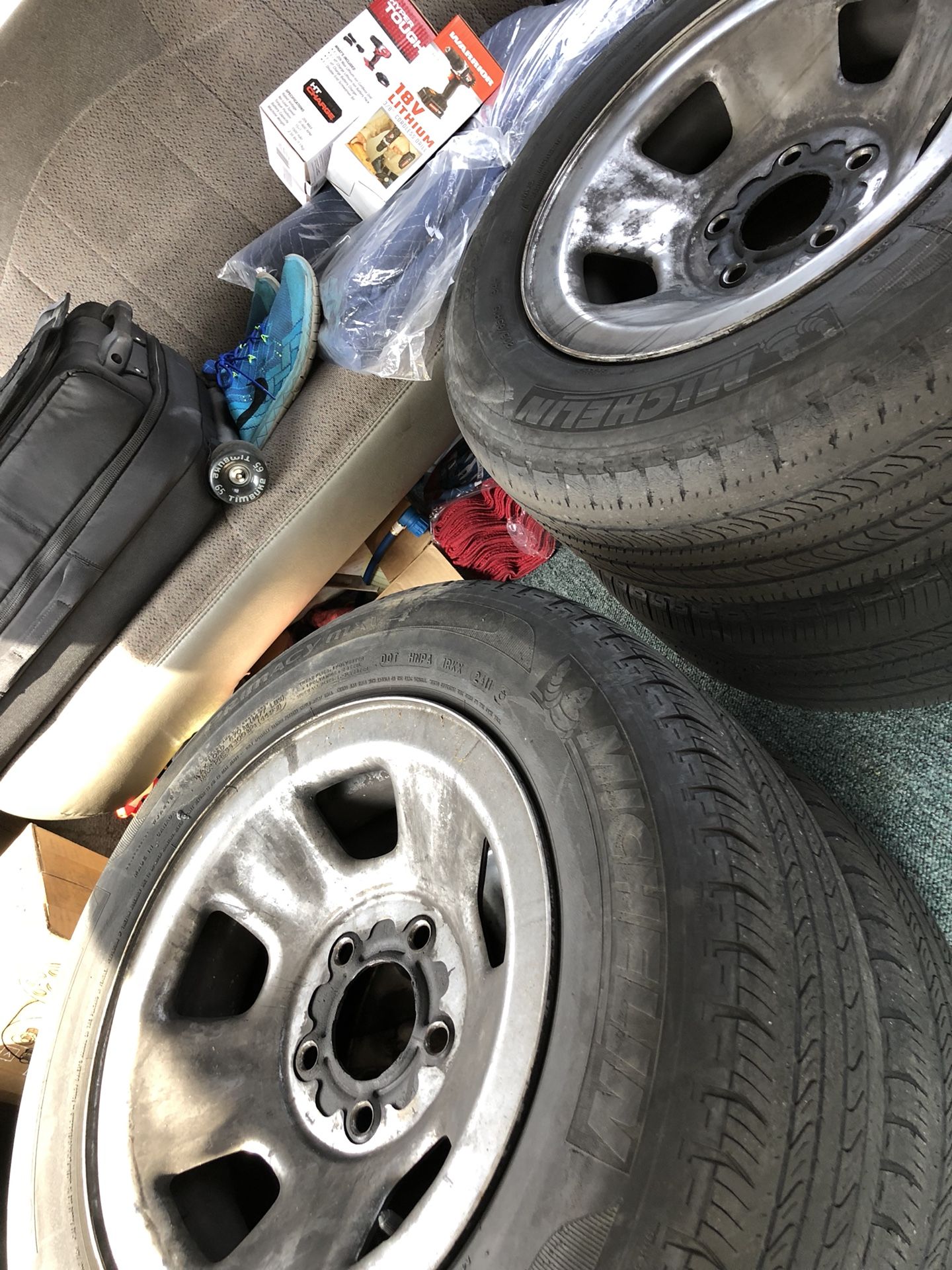 Chevy Astro OEM wheels rims and tires 5x5 bolt pattern