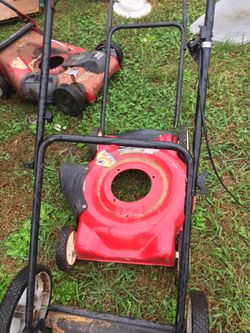 push mower frame