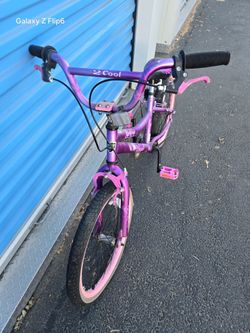 2 Cool Kids BMX Bike Purple Pink