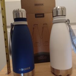 Water Bottles 12 Ounce Stainless Steel 2 Pack 